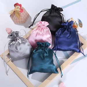 satin jewelry pouch